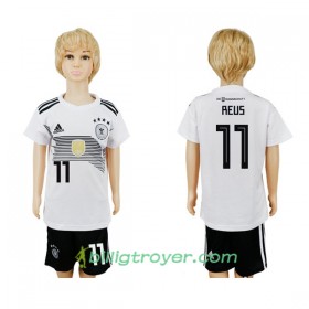 Billige Fotballdrakter Tyskland Reus 11 Barn VM 2018 Hjemmedraktsett